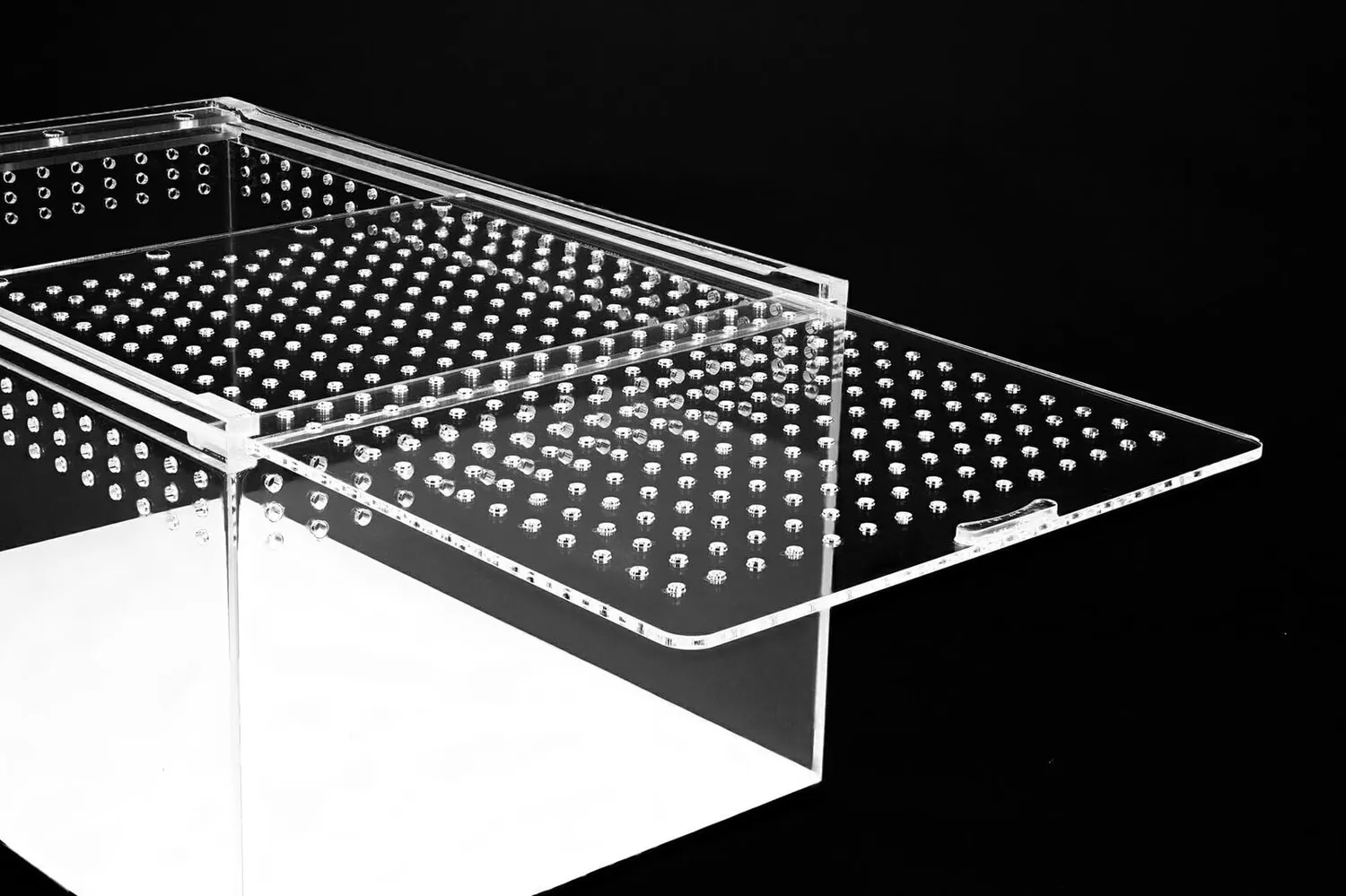 Happet Acryl Terrarium 20x15x15 cm Magnetverschluss 360°