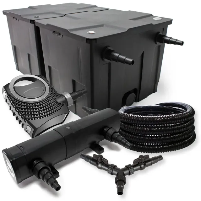 SunSun CBF-350B Teichfilter Komplettset 8000 l/h 60.000 L