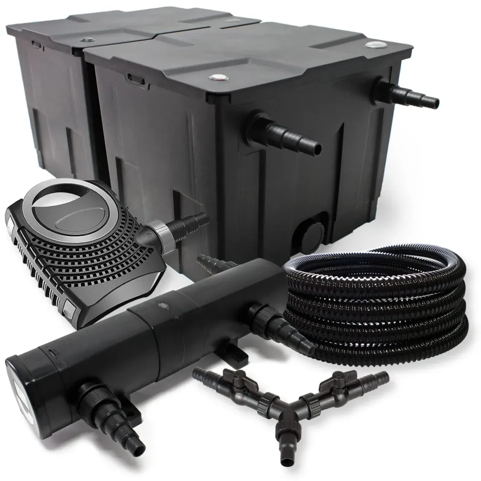 SunSun CBF-350B Teichfilter Komplettset 8000 l/h 60.000 L