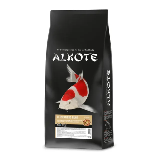 ALKOTE Teichsticks Bunt Teichfutter 4,5 kg schwimmend