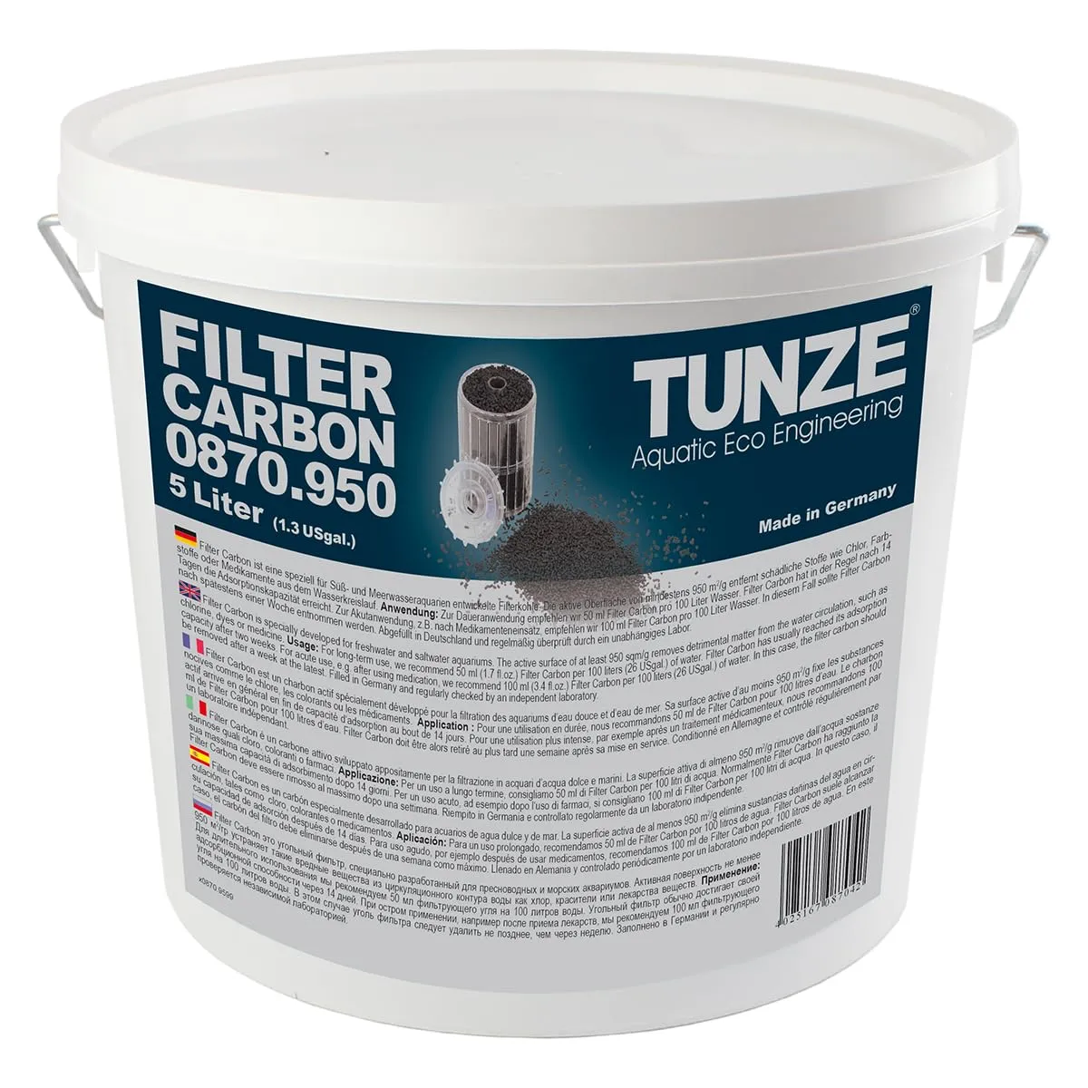 TUNZE Carbon Aquarium Filterkohle 700ml Entgiftung