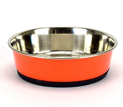 Happet Futternapf Wassernapf orange 1,6 L 21 cm rutschfest
