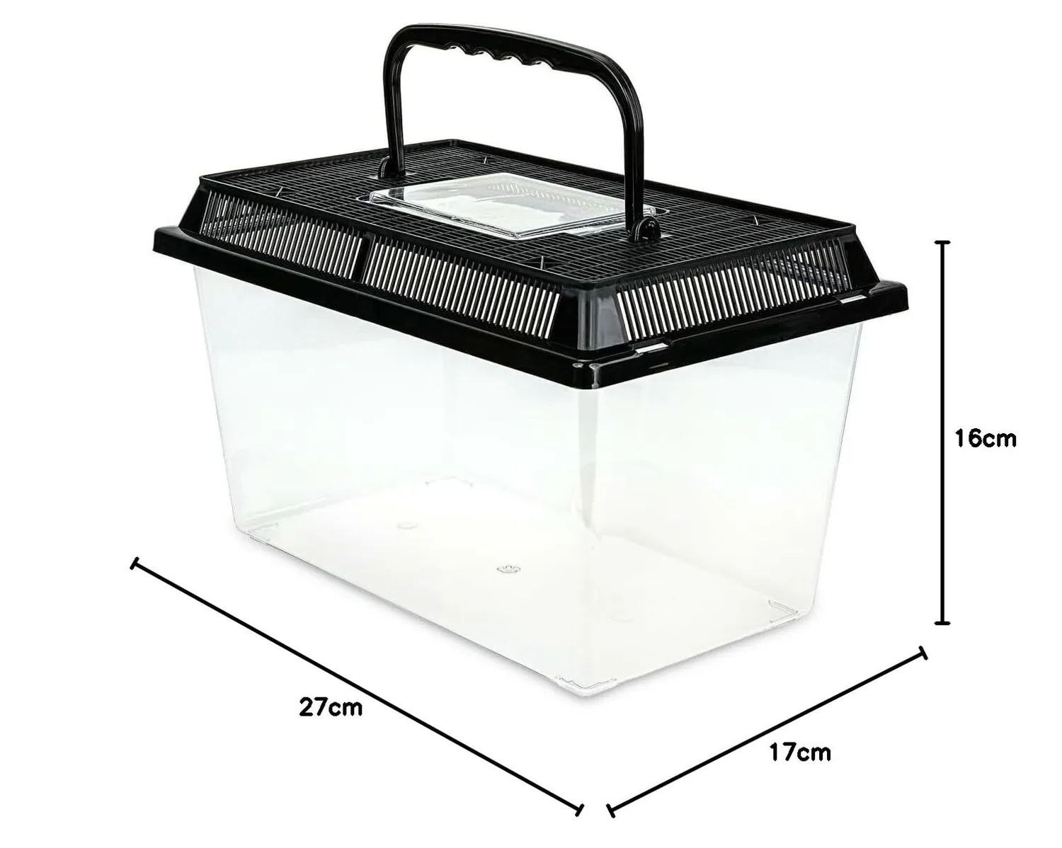 Happet Terra Box Light Zuchtbox 27x17x16 cm transparent