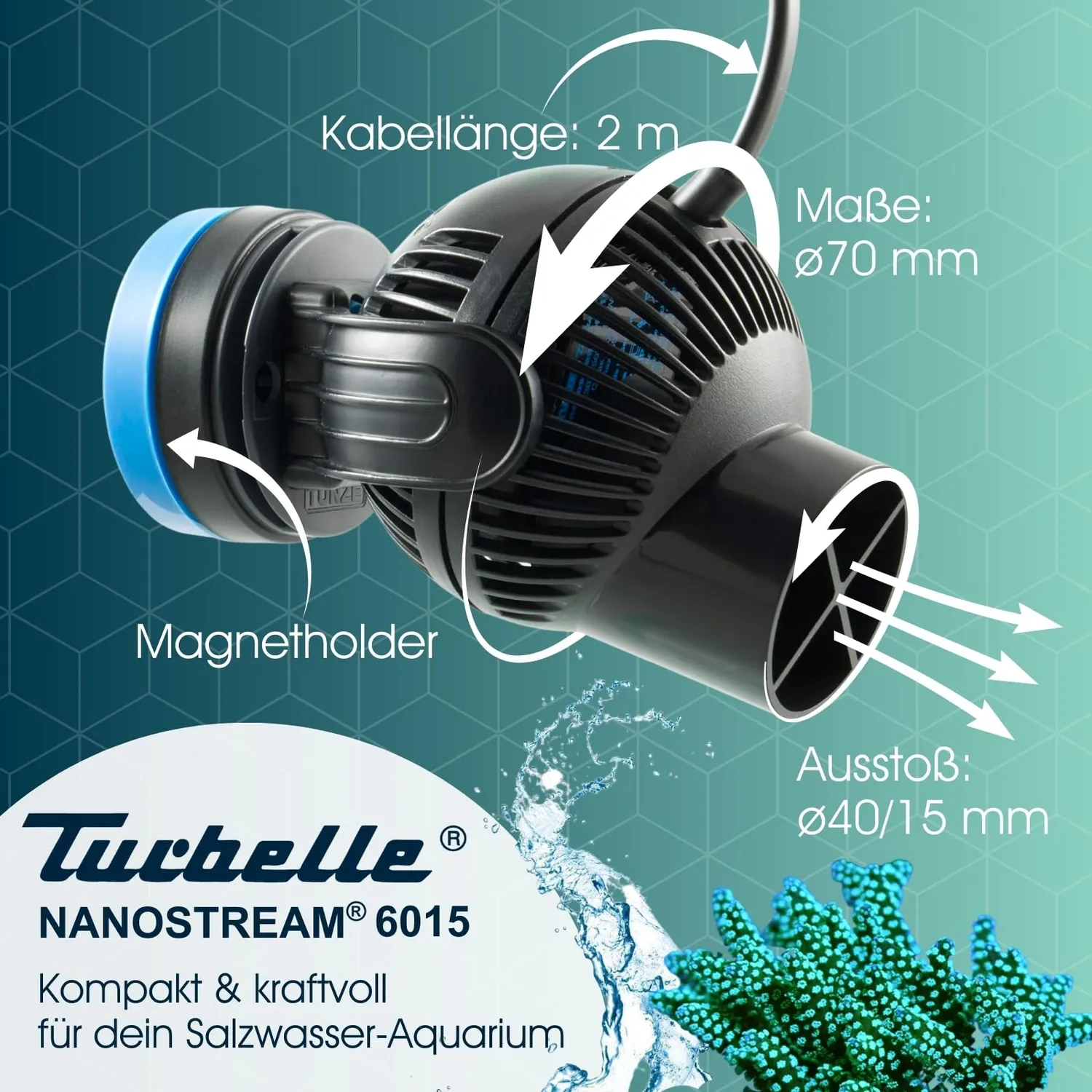 TUNZE Turbelle nanostream 6015 Strömungspumpe 40-200 l