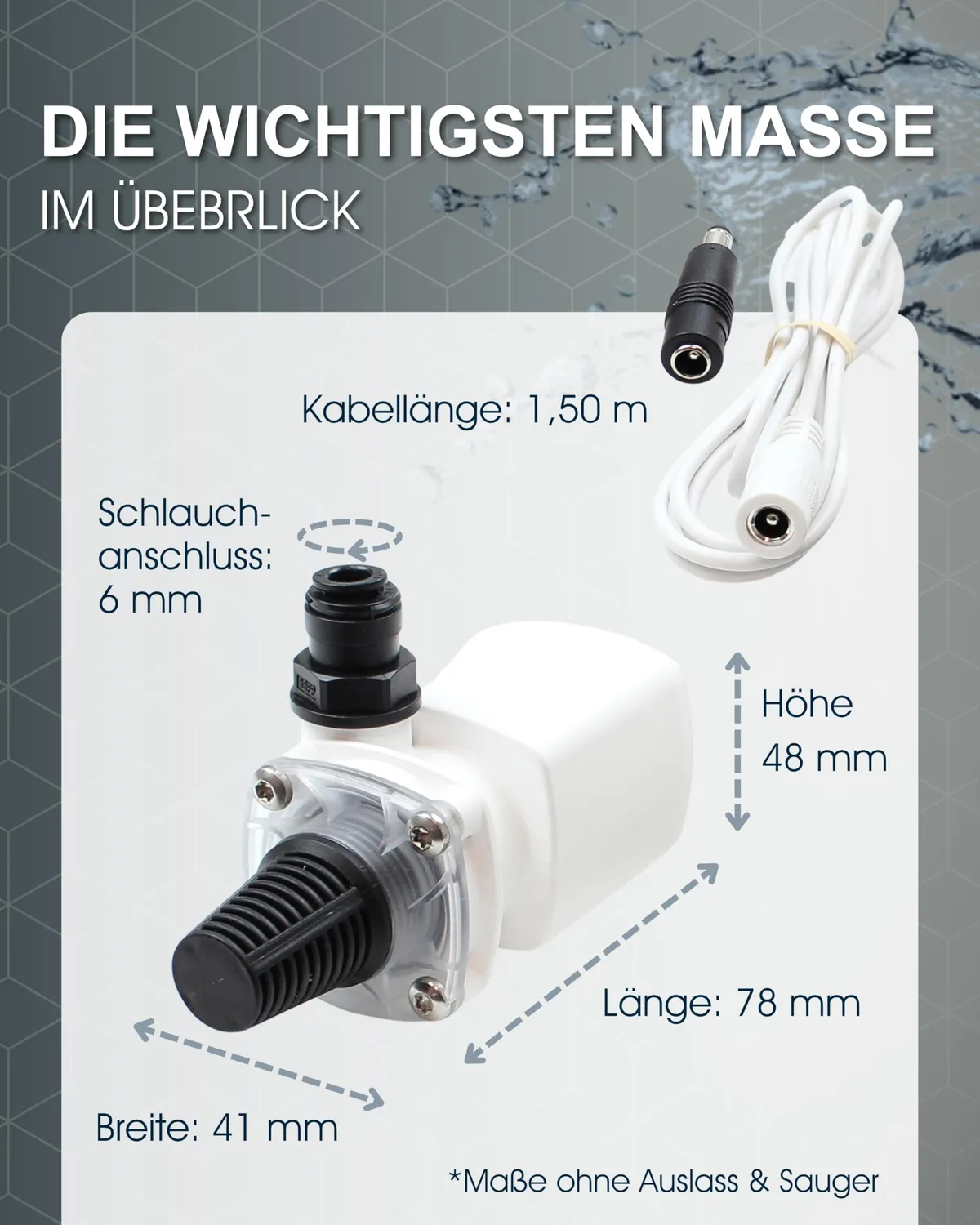 TUNZE Turbelle High Jet 5030 Wasserpumpe DC-Buchse