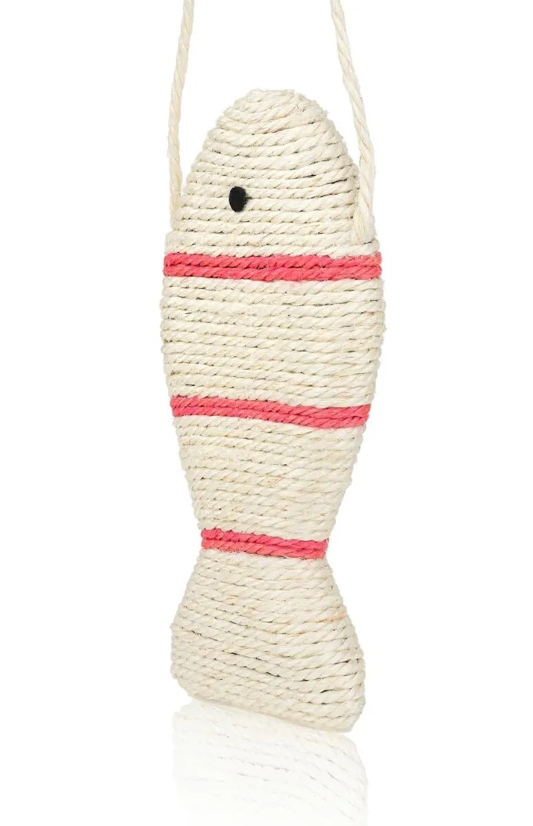 Happet Fischmatte 60 cm Sisal Kratzmatte Katze