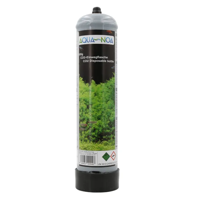 Aqua-Noa CO2 Einwegflasche 600 g mit Standfuß