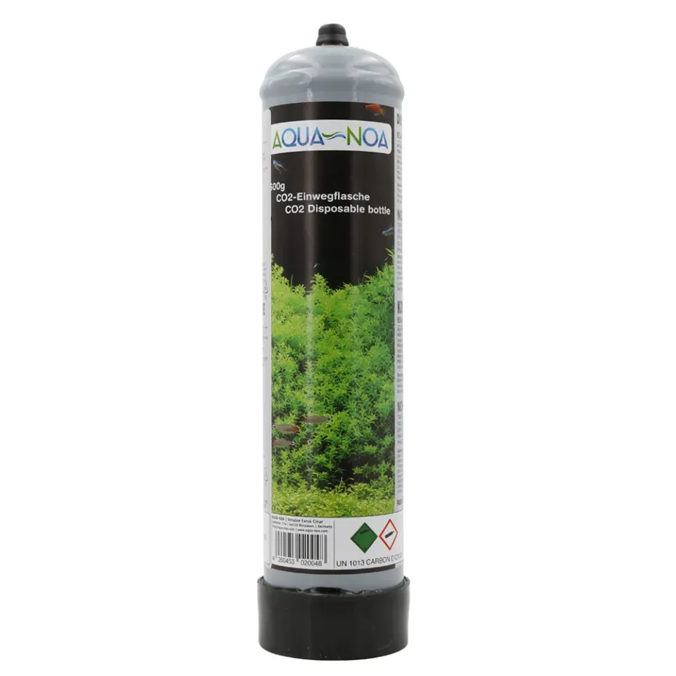 Aqua-Noa CO2 Einwegflasche 600 g mit Standfuß