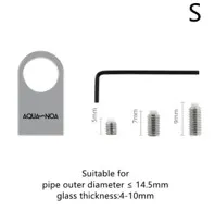 Aqua-Noa 7129 Mini Outflow Filterauslass 12/16mm Edelstahl