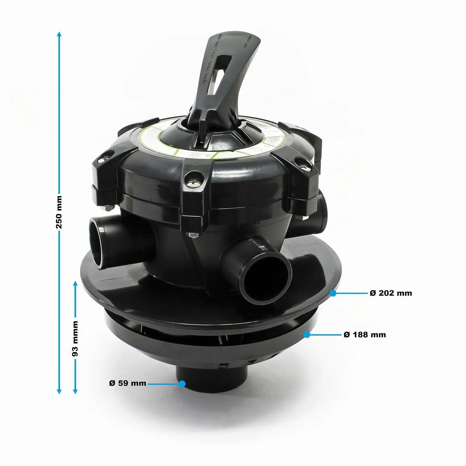 Wiltec Filterkopf Ersatzteil Sandfilteranlage 260W Pool