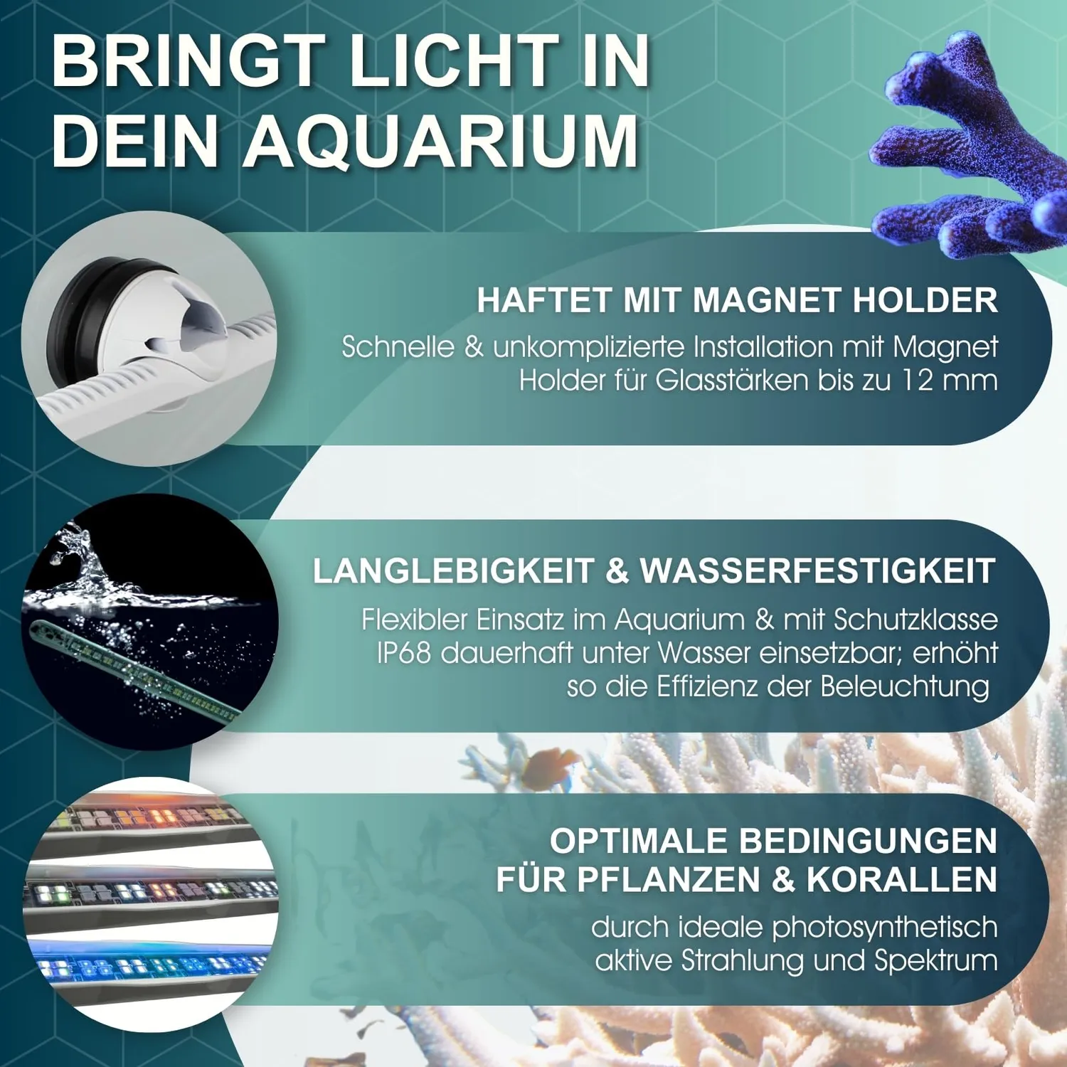 Tunze 8850.000 LED Full Spectrum 26W Aquarienbeleuchtung