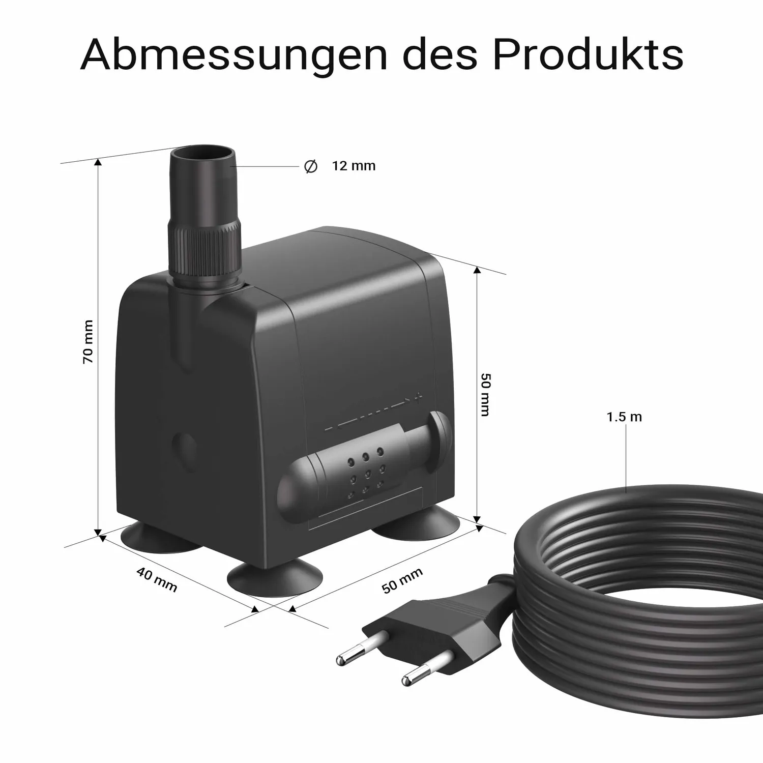 SunSun JP-032 Aquariumpumpe 350 l/h 5 W Nano
