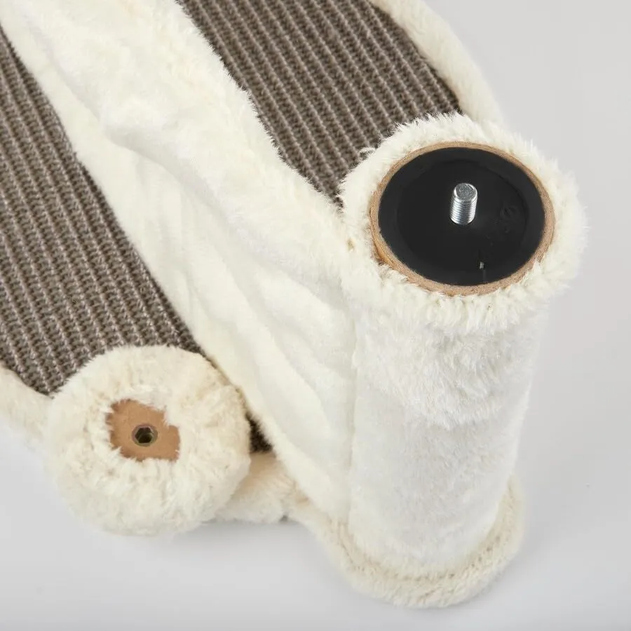 Happet Katzen Wandliege 54x28x33 cm creme Sisal