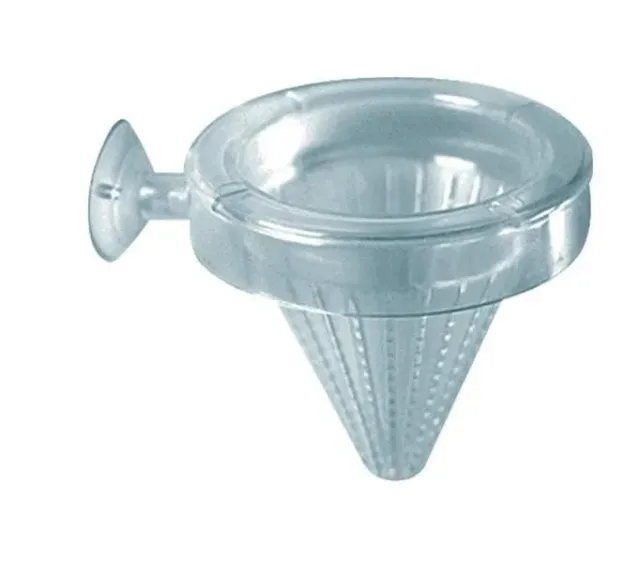 Happet Futterkegel Tubifex 7x7 cm Aquarium Futterring mit Saugnapf