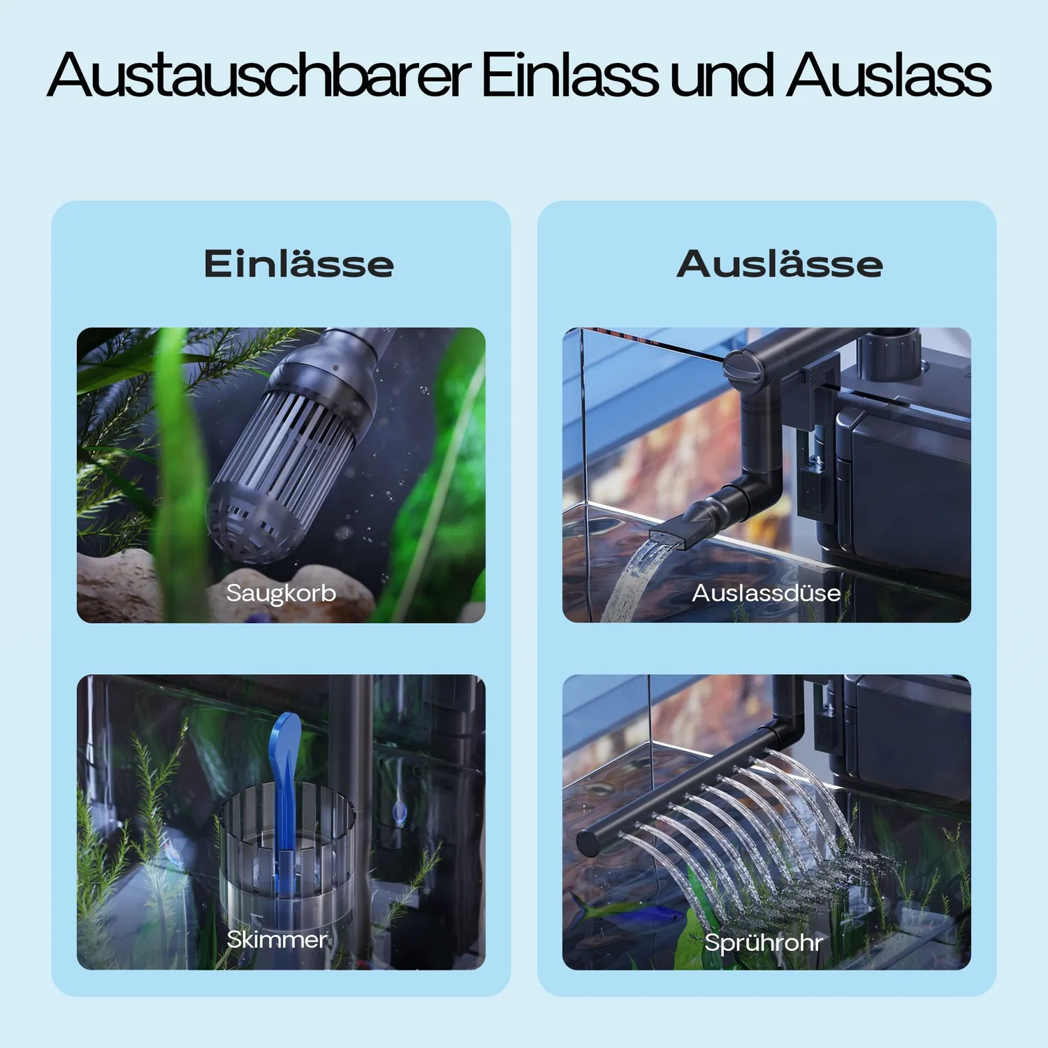 SunSun HBL-803 Anhängefilter 500 l/h für 150 Liter