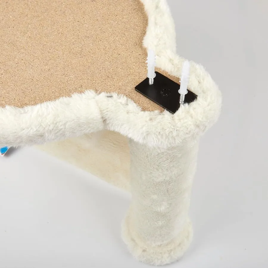Happet Katzen Wandliege 54x28x33 cm creme Sisal