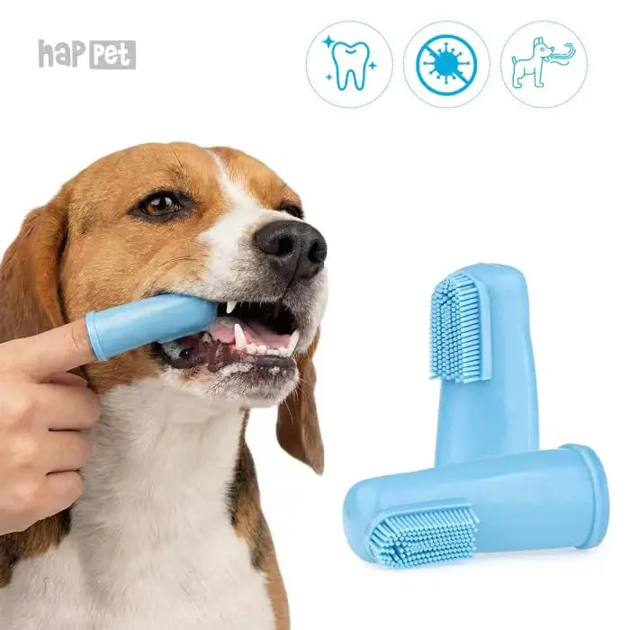 Happet Toothbrush Soft Fingerzahnbürste 2er-Set Silikon weich