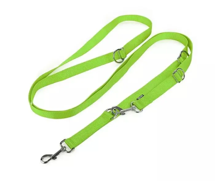 Happet Hundeleine S blau 3 m verstellbar Nylon