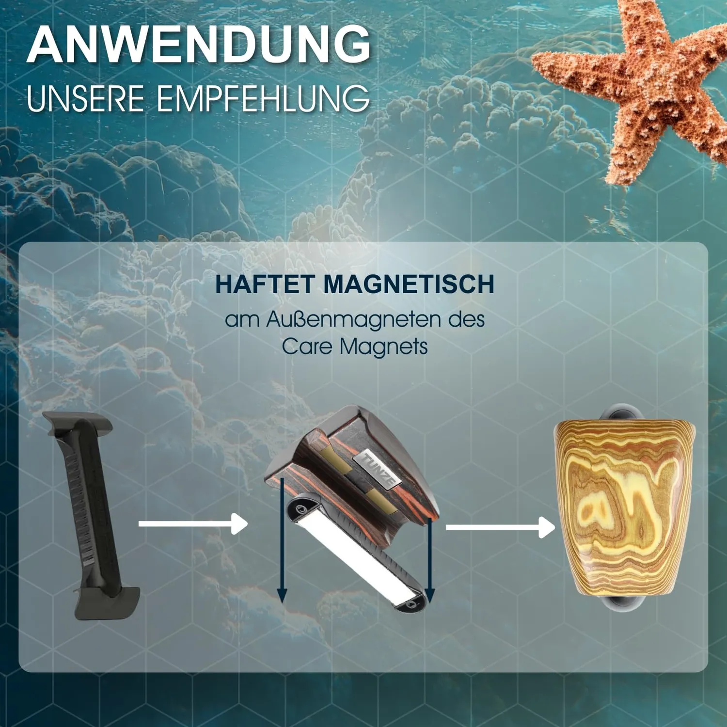 TUNZE Care Magnet Premium Care Booster Olive Griffhilfe