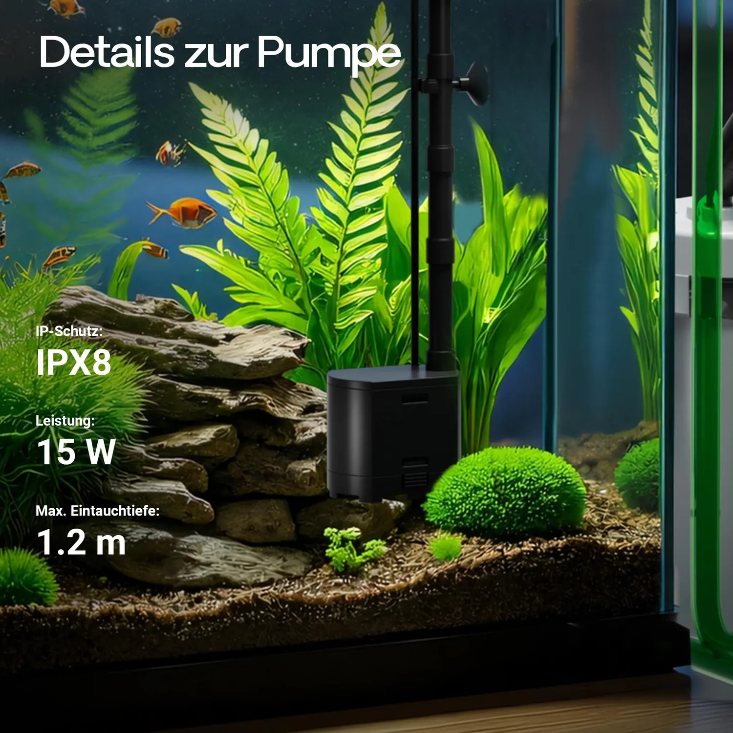 SunSun HW-504A Außenfilter 800 l/h Aquarium