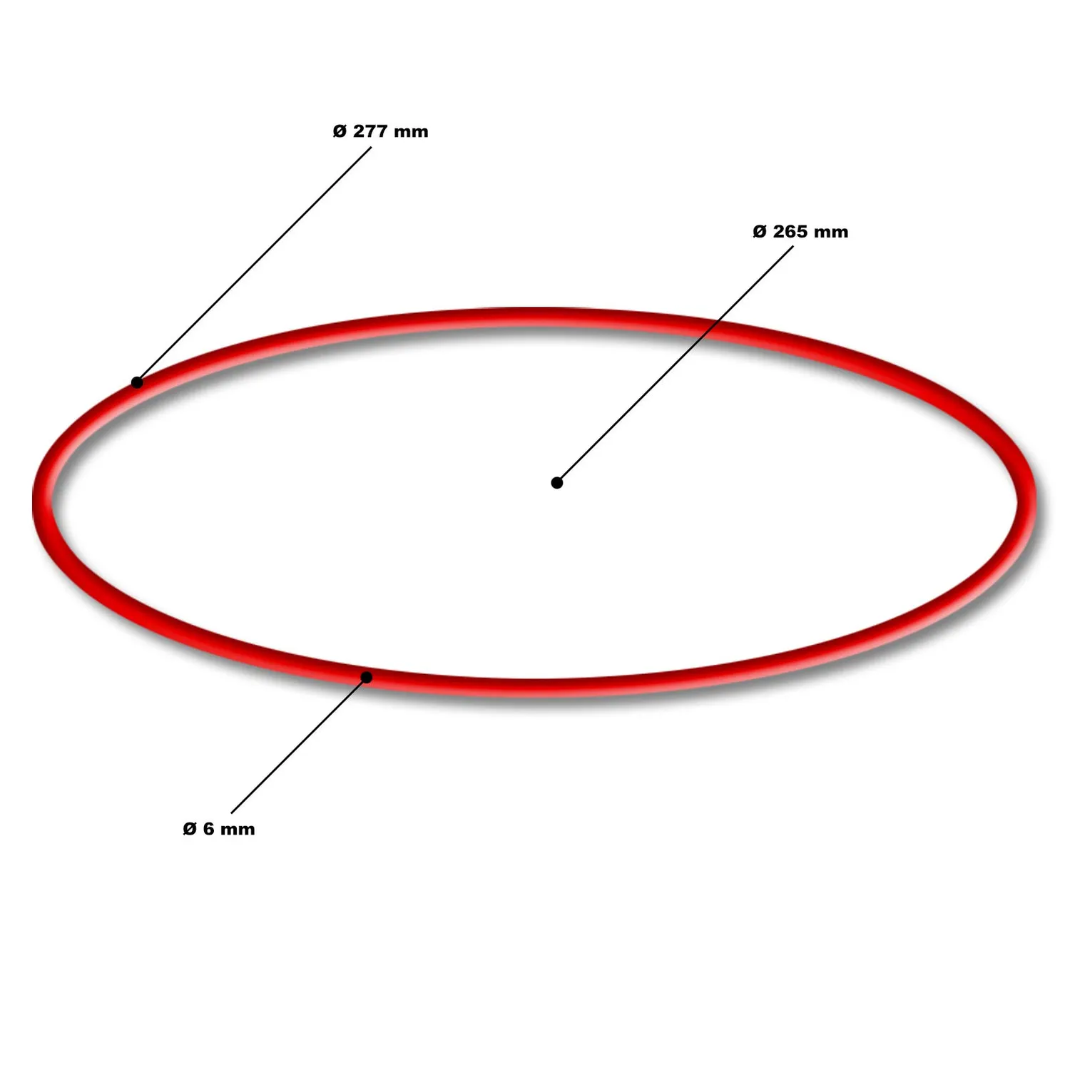 SunSun CPF-2500 O-Ring 265x6 mm Druckteichfilter Dichtung