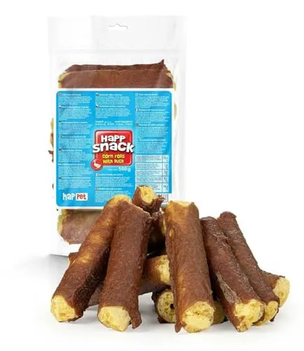 Happet Maisröllchen Ente 500 g Hundesnack mit Entenbrust