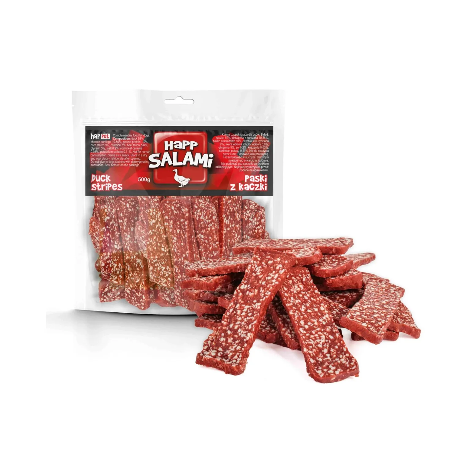 Happet Rindersalamiwürfel Hundesnack 100 g proteinreich