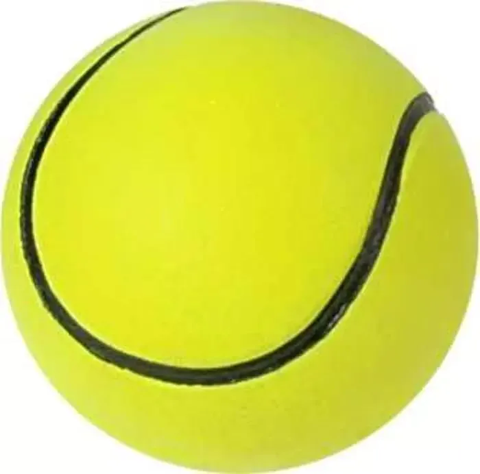 Happet Tennisball 90 mm Hundeball Gelb Glitzer weich