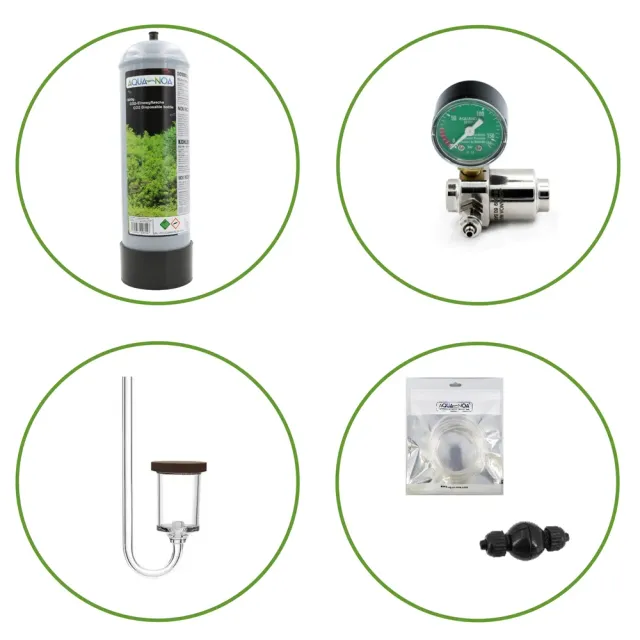 Aqua-Noa CO2 Düngeanlage Einweg 400 Basic Aquarium