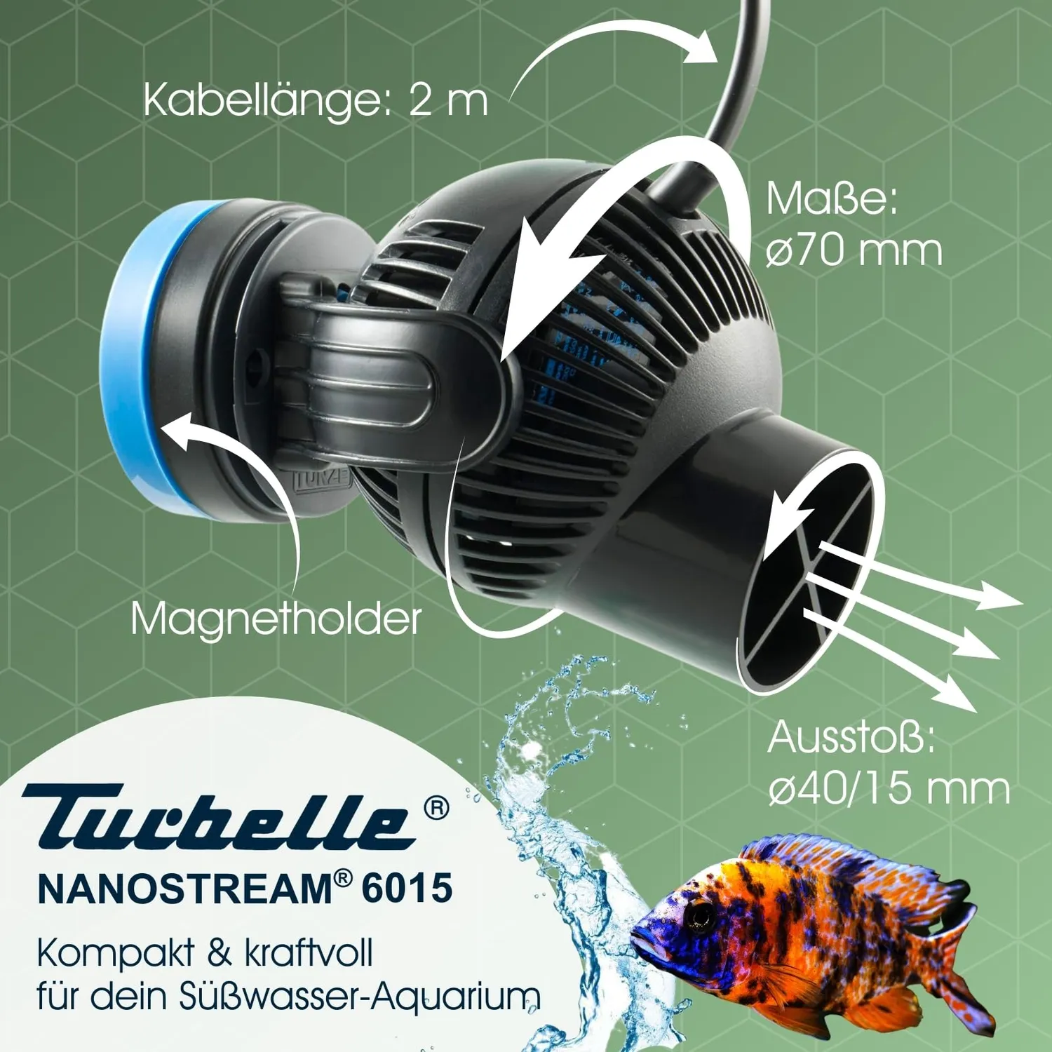 Tunze Turbelle nanostream 6015 Strömungspumpe 1800 l/h