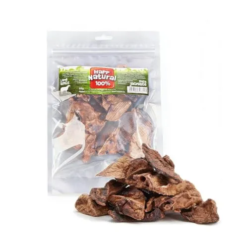 Happet Getrocknete Lammlunge Hundesnack 80g fettarm