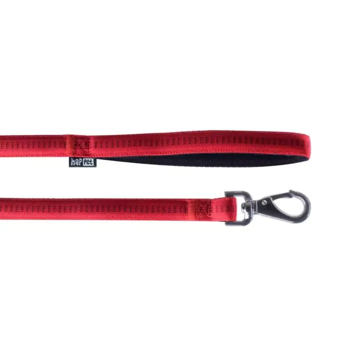 Happet Soft Style Hundeleine XL 120 cm Orange-Schwarz