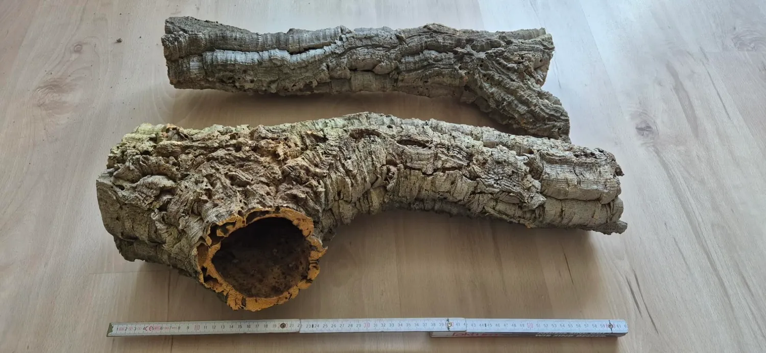 Happet Korkröhre S 40 cm Ø 5-10 cm Tunnel Naturkork