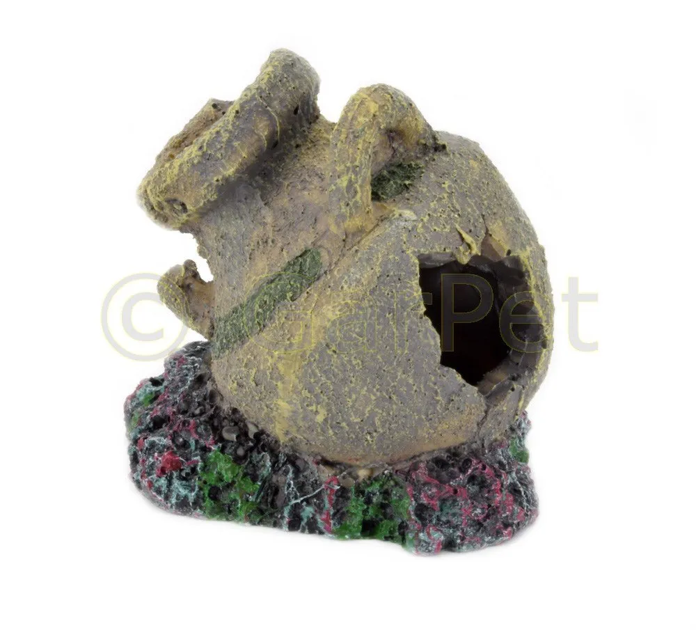Happet Coral Gray Krug 9 cm Aquarium-Deko