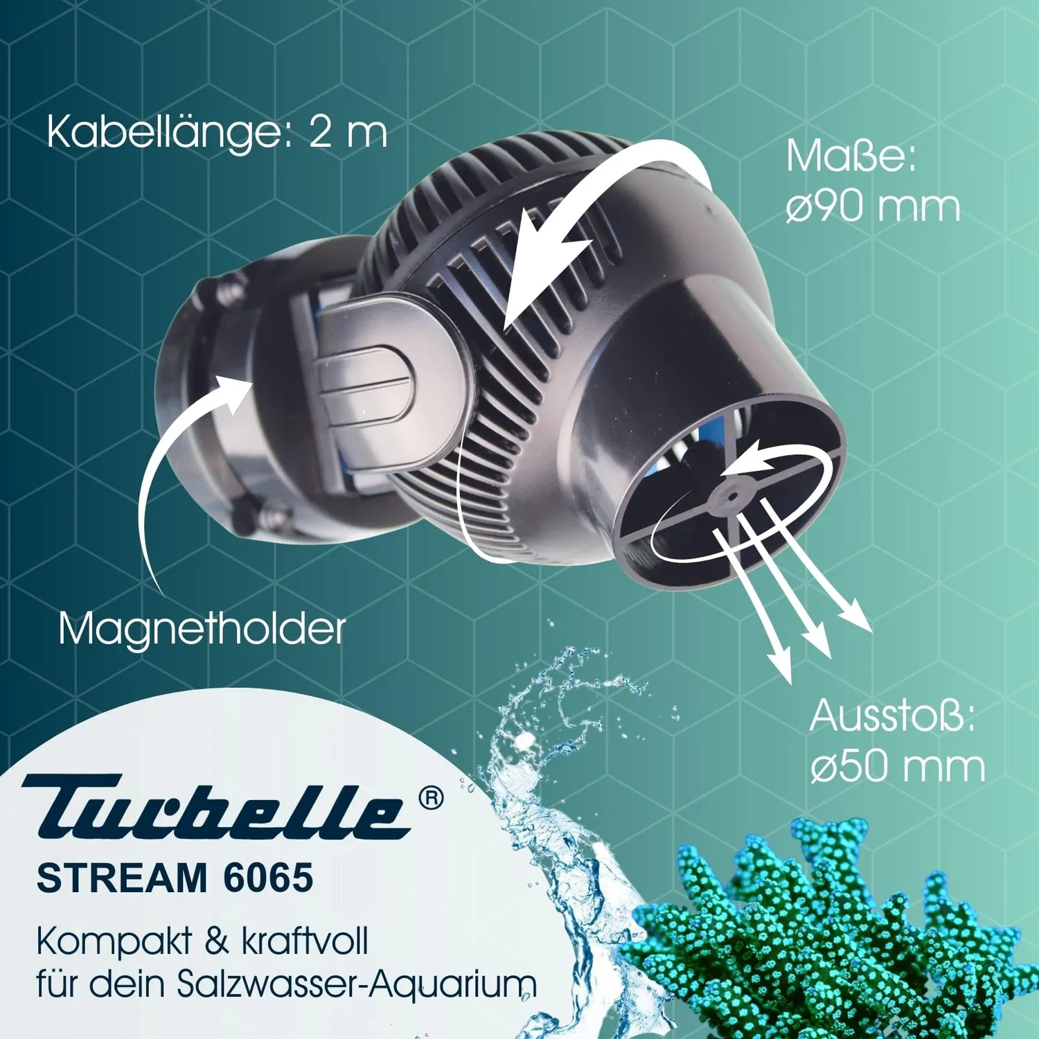 Tunze Turbelle Stream 6065 Strömungspumpe 6.500 l/h