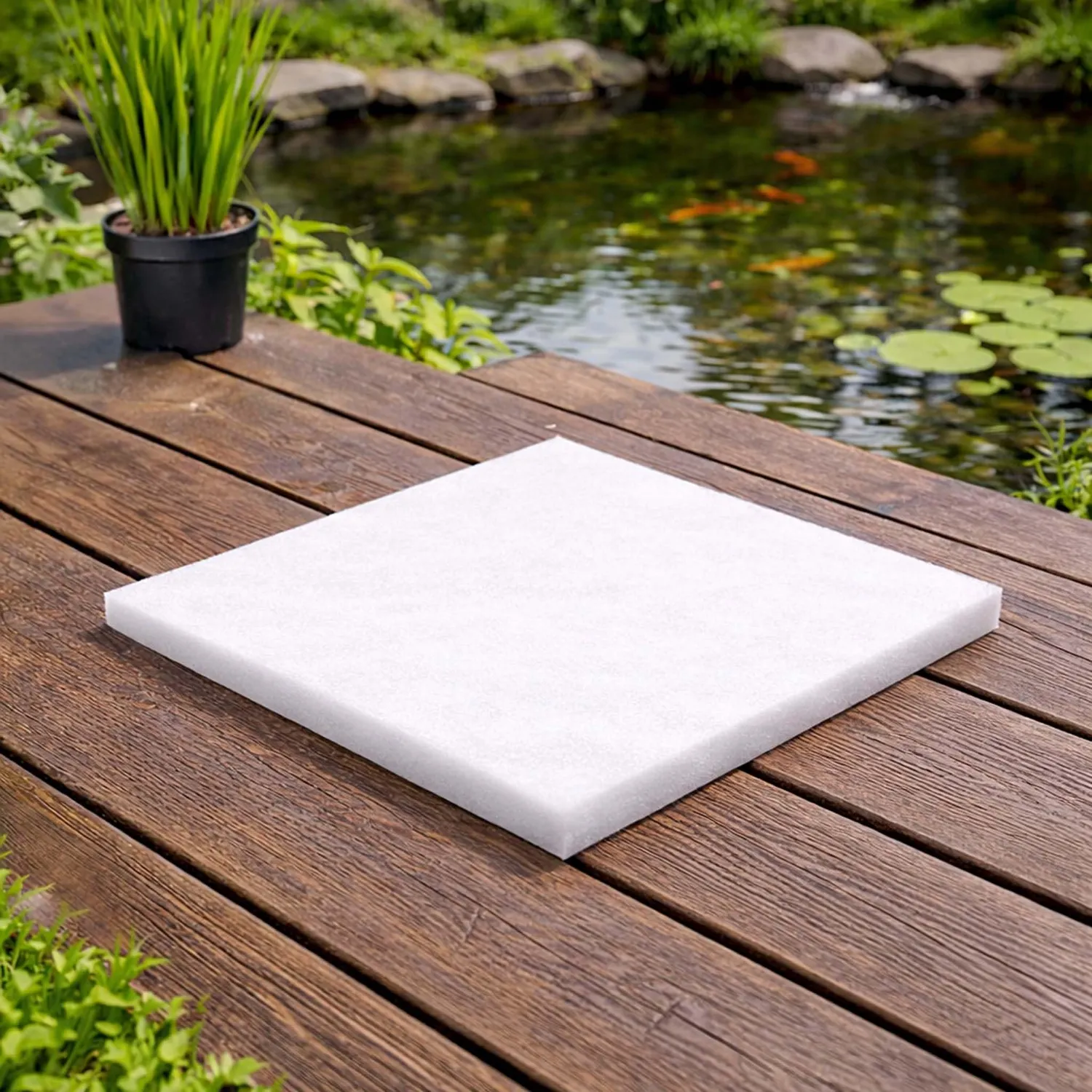 SunSun Synfil 300 Filtervlies 50x50 cm weiß sehr fein