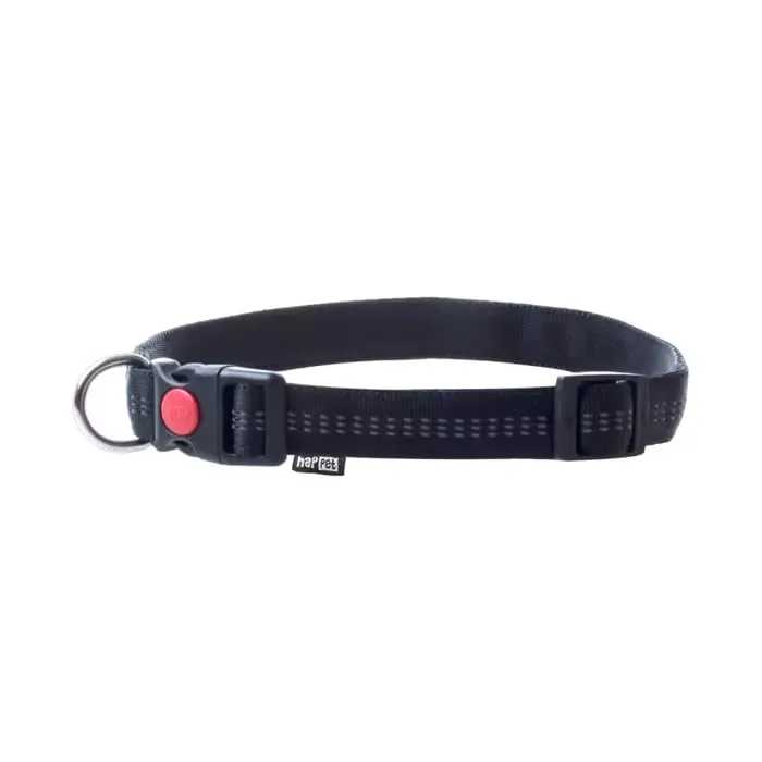 Happet Soft Style Hundehalsband M 27-42cm schwarz