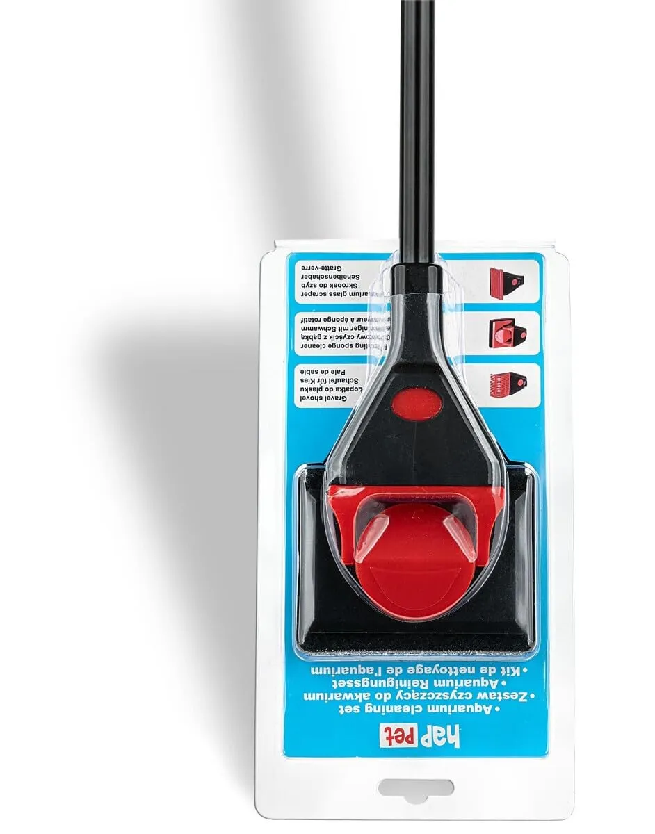Happet Reinigungsset Aquarium 90 cm Teleskop Algenreiniger