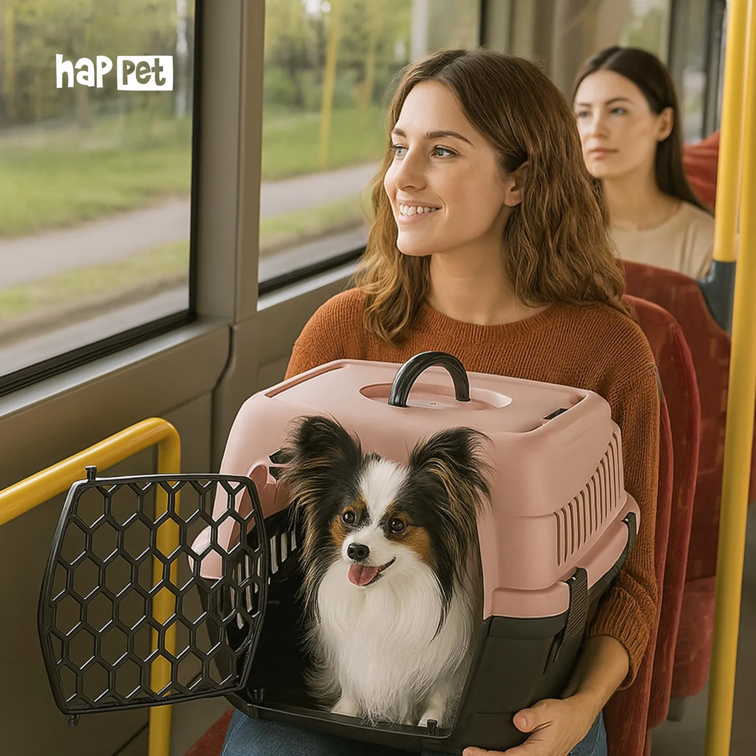Happet ABBA S Transportbox Pink 50x33x33 cm Katze