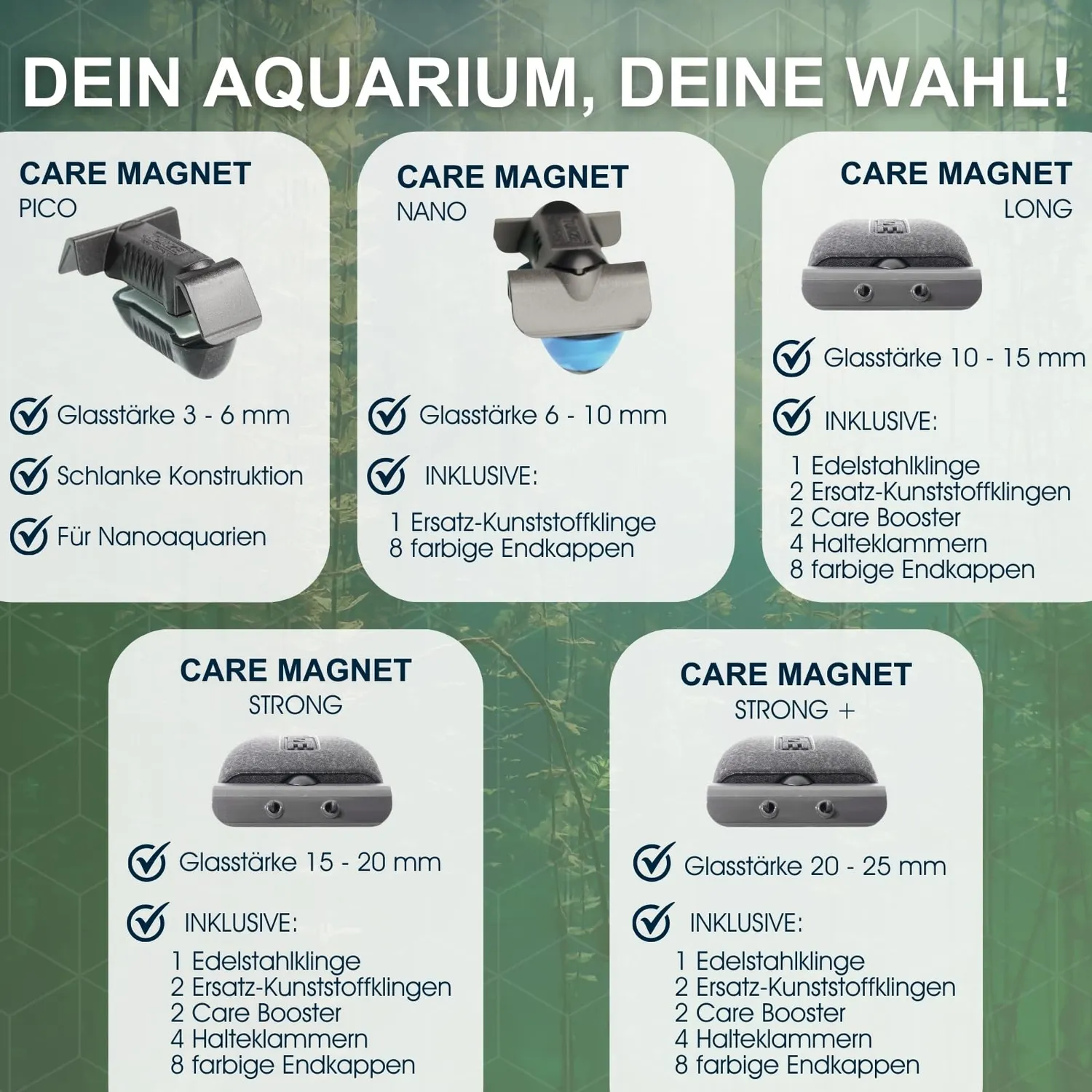 Tunze Care Magnet Pico Algenmagnet 3-6mm Glas