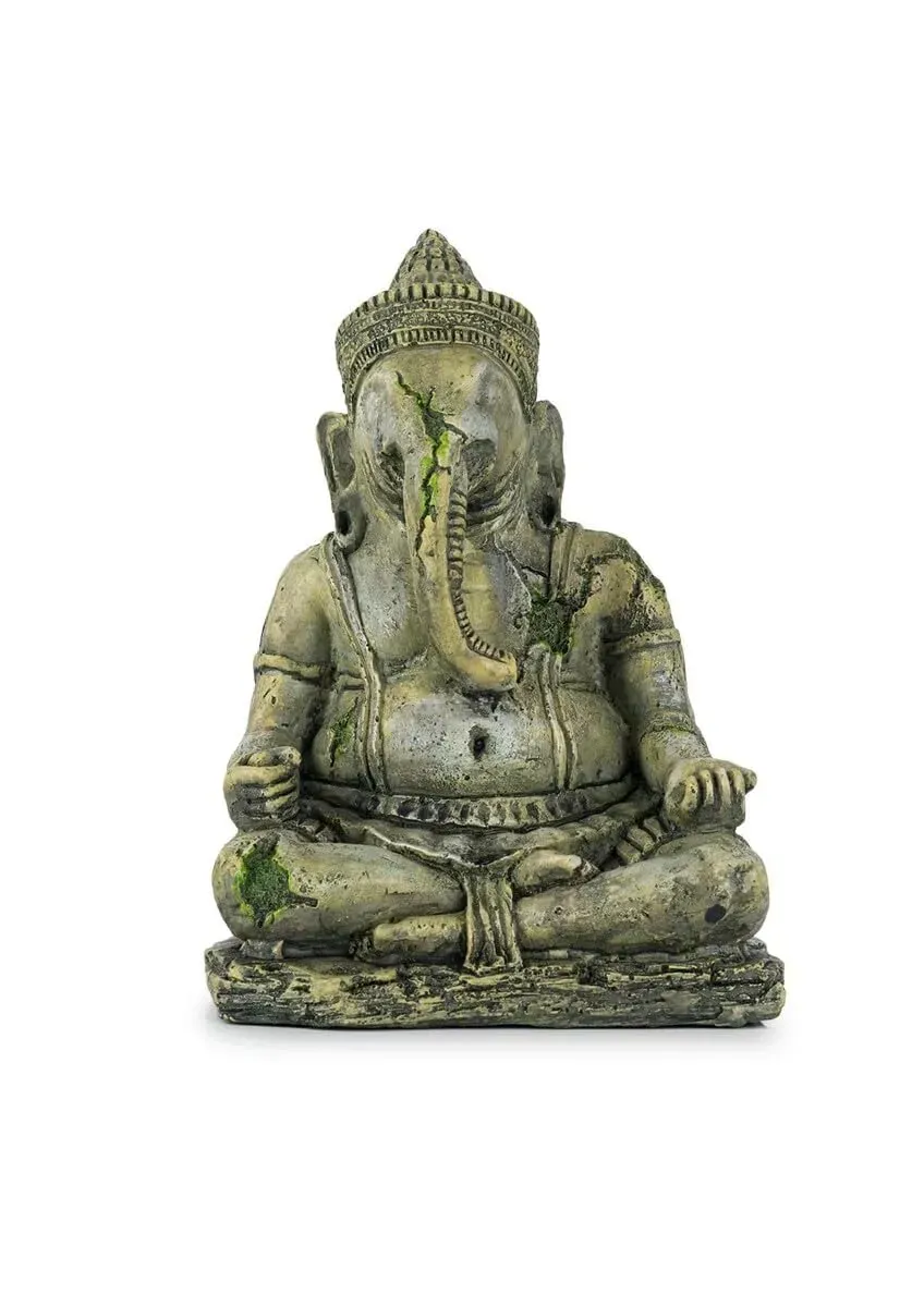Happet Ganesha-Statue 16,5 cm Aquarium Deko Höhle