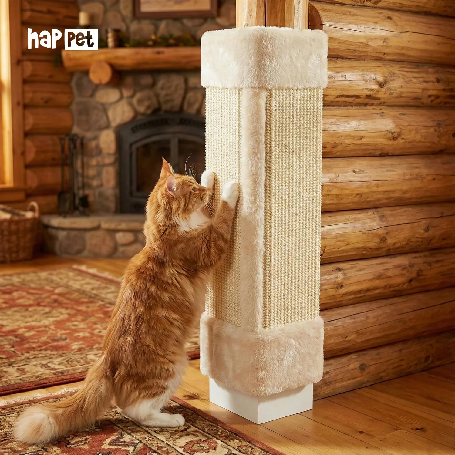 Happet CT28 Kratzbrett creme 32x60 cm Sisal