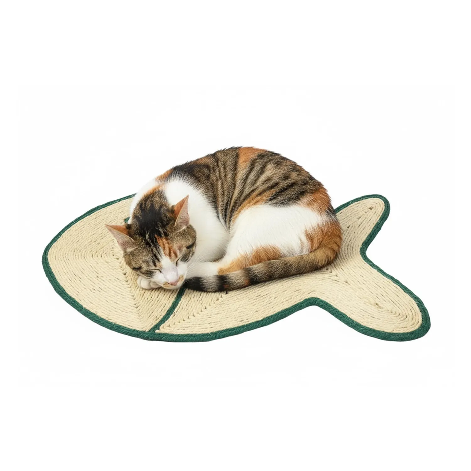 Happet Fischmatte 60 cm Sisal Kratzmatte Katze