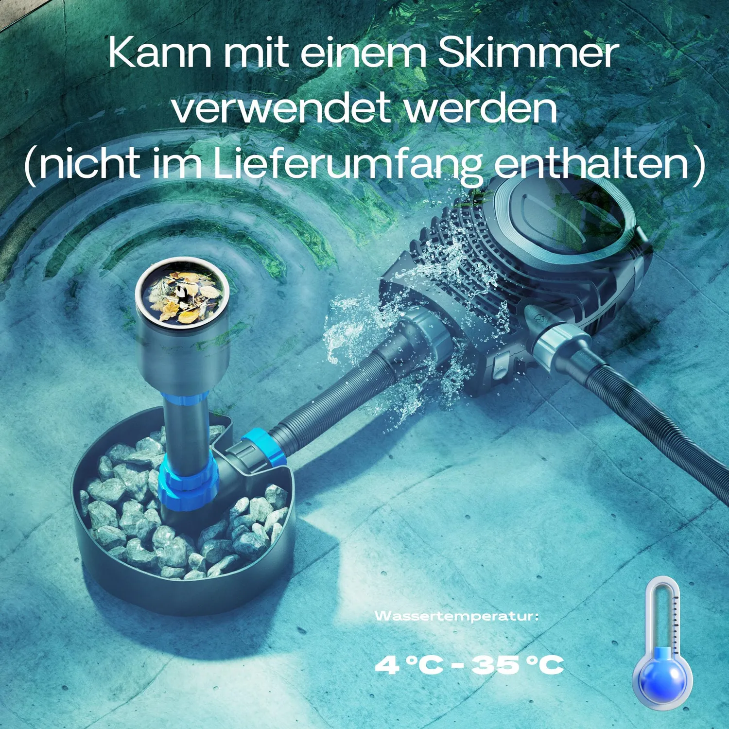 SunSun CPA-50000 Druckfilterset 12000 l/h 55W UVC 10m Schlauch