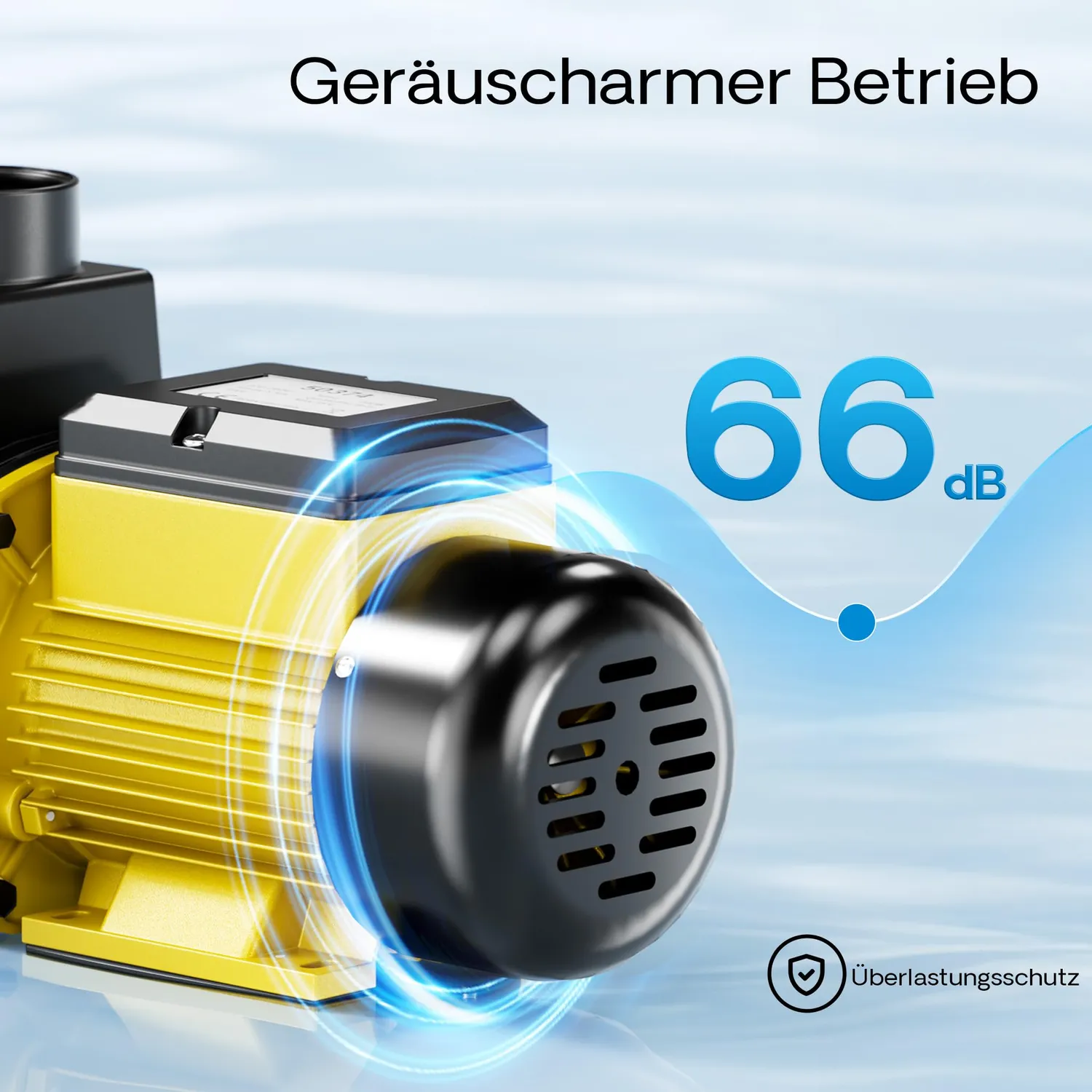 SunSun Poolpumpe 5000 l/h 220 W mit Schwimmer