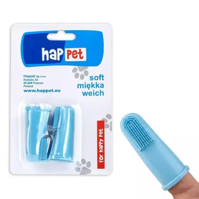Happet Toothbrush Soft Fingerzahnbürste 2er-Set Silikon weich