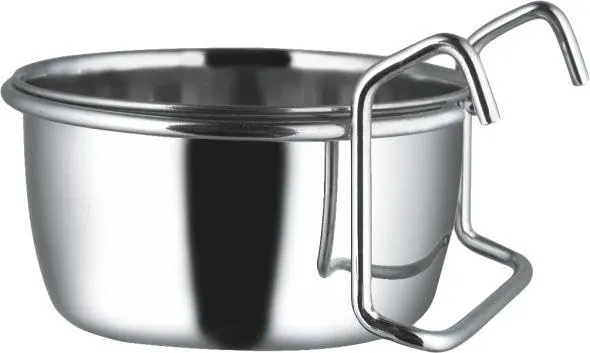 Happet Wassernapf Edelstahl Käfignapf 0,6 L rostfrei