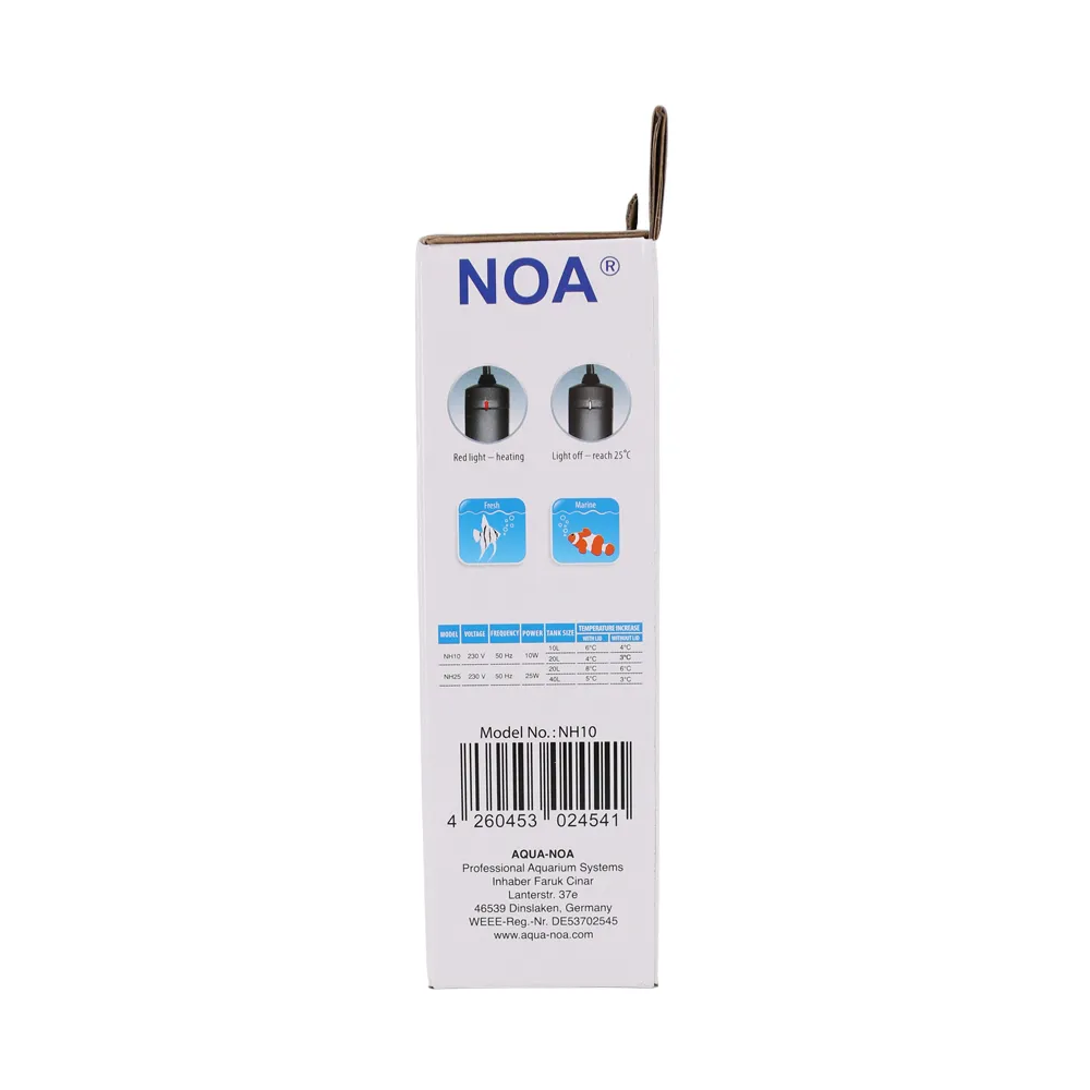 Noa NH10 Nano Heater Aquariumheizer 10 W