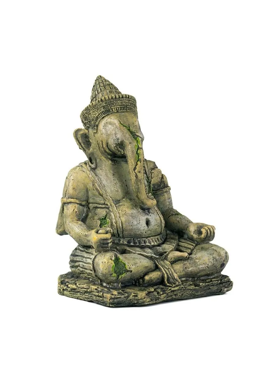 Happet Ganesha-Statue 16,5 cm Aquarium Deko Höhle