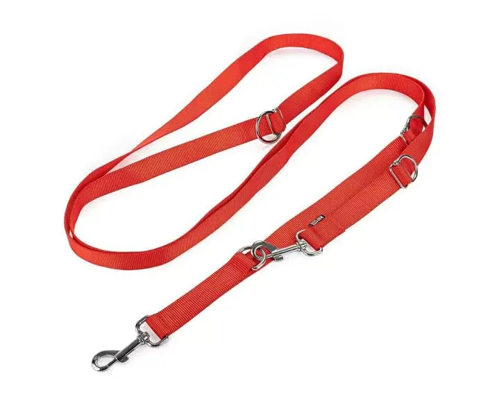 Happet Hundeleine S blau 3 m verstellbar Nylon